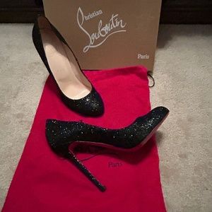 Black Christian Louboutin heels